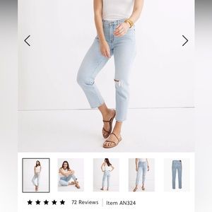 Madewell Jeans: Mid-Rise Classic Straight